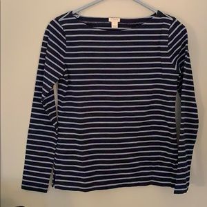 J. Crew Women’s Wide Neck Striped Tee